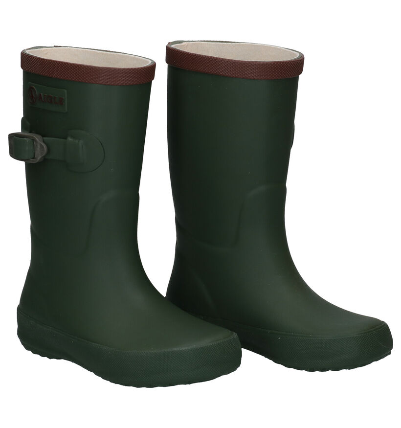 Aigle Perdrix Bottes de pluie en Vert kaki pour filles, garçons (161544) - pour semelles orthopédiques