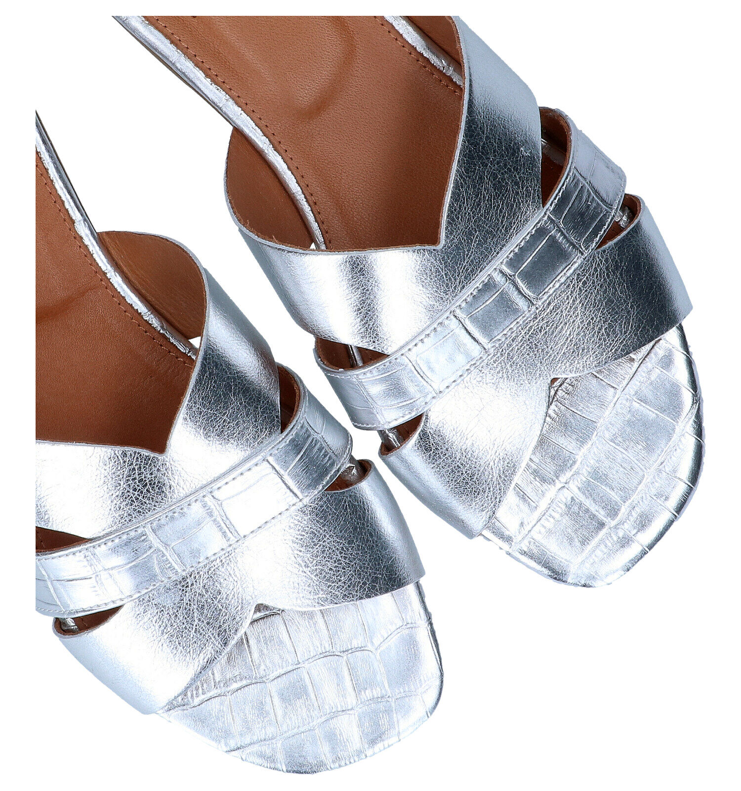Tango Madison Zilveren Muiltjes Dames Slippers Online op TORFS.BE