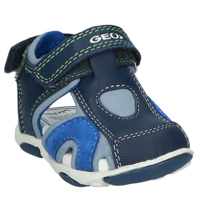 Geox Sandales pour bébé en Bleu foncé en cuir (245013)