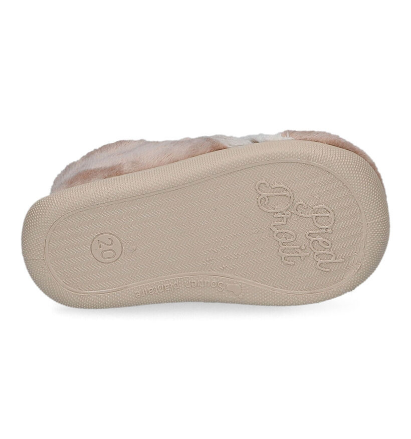 Milo & Mila Pantoufles fermées en Beige pour filles (318161)