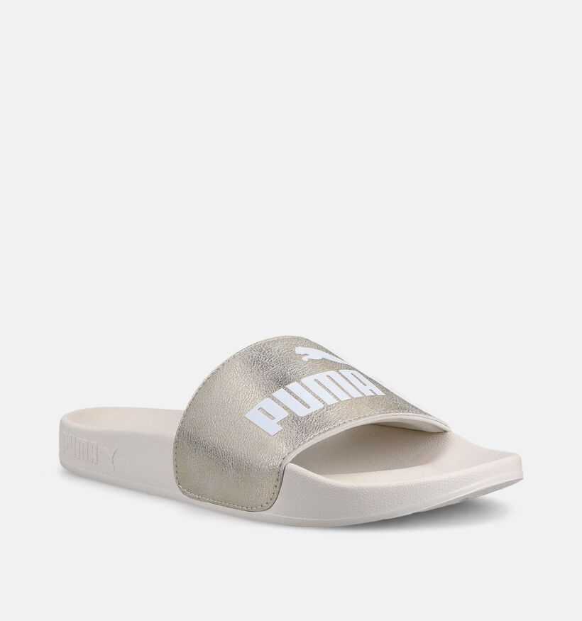 Puma Leadcat 2.0 Metallic Whisper Gouden Slippers voor dames (366590)