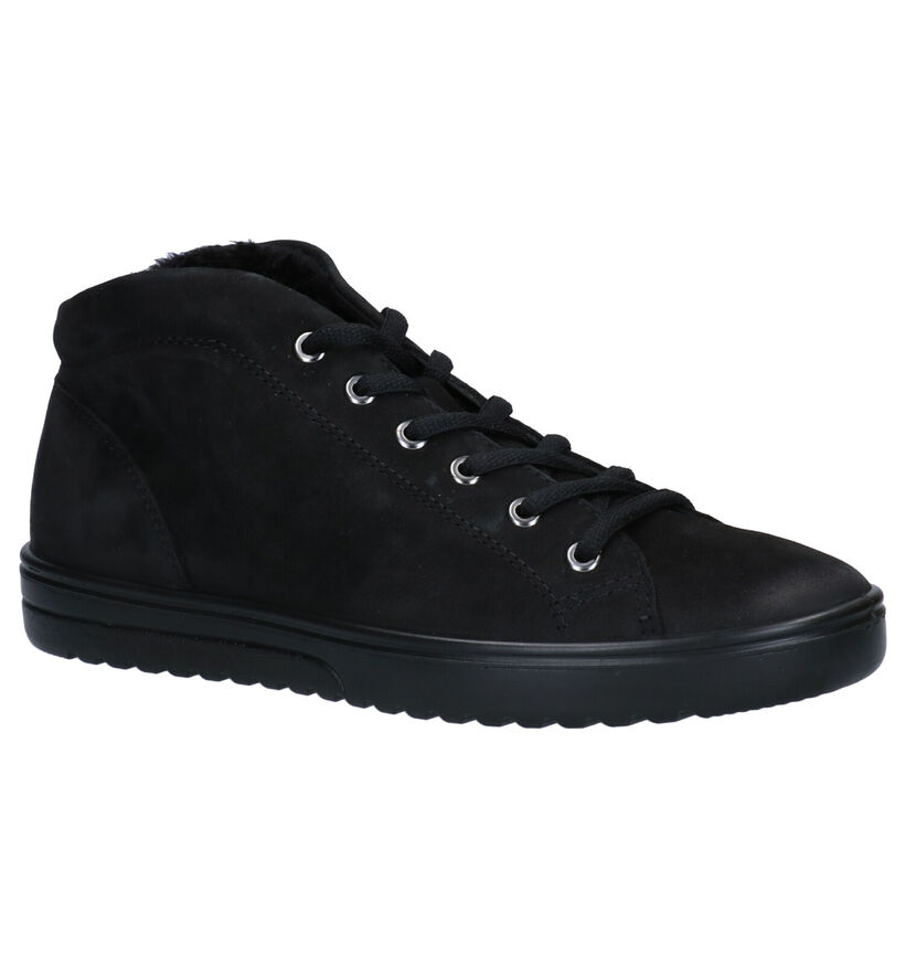 ECCO Fara Zwarte Bottines in nubuck (280882)