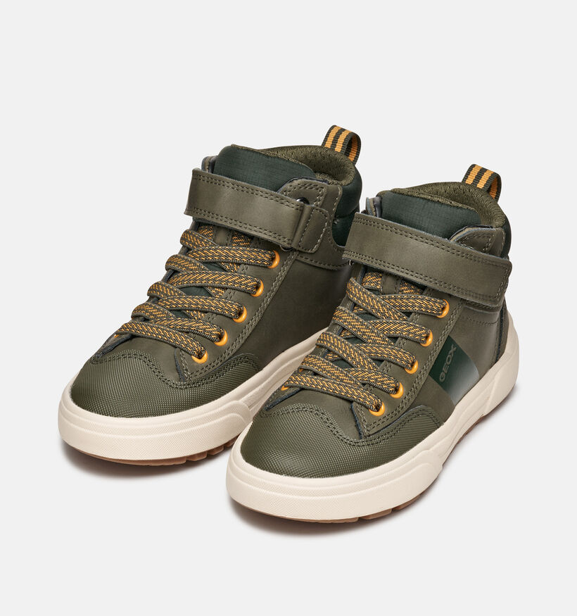 Geox Weemble Kakigroene Sneakers voor jongens (376238) - geschikt voor steunzolen