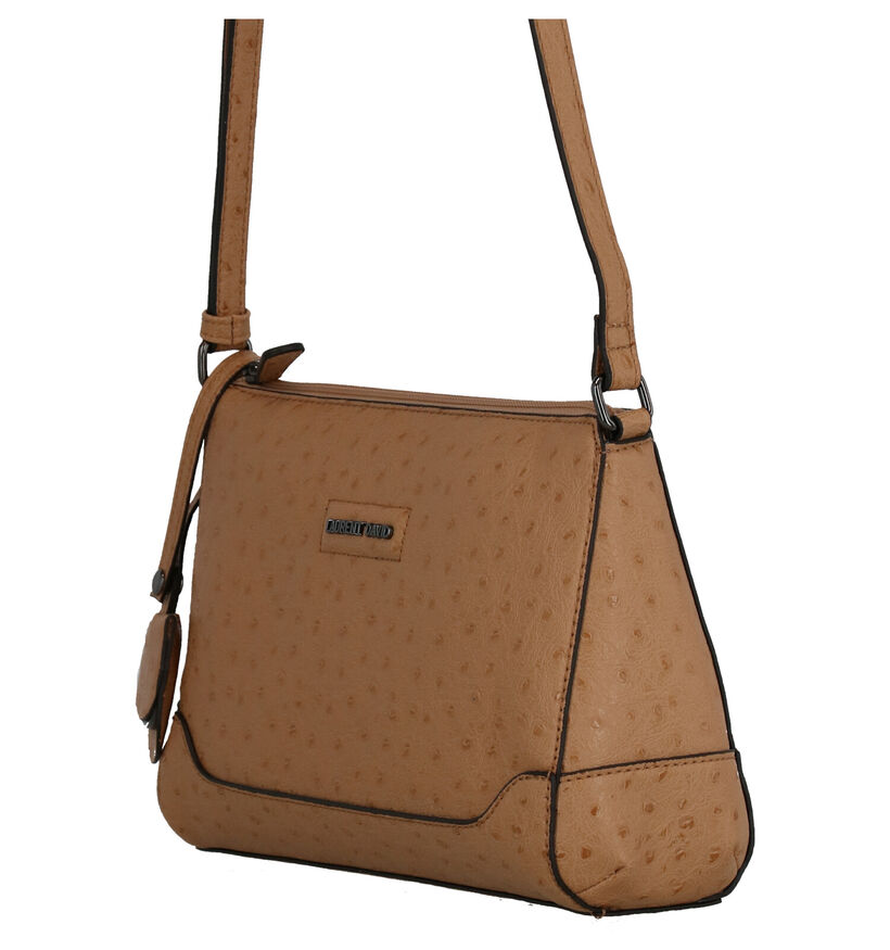 Laurent David Ella Cognac Crossbody Tas in kunstleer (271996)