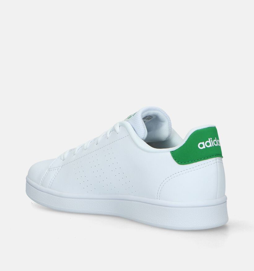 adidas Adventage K Witte Sneakers voor jongens, meisjes (334812)
