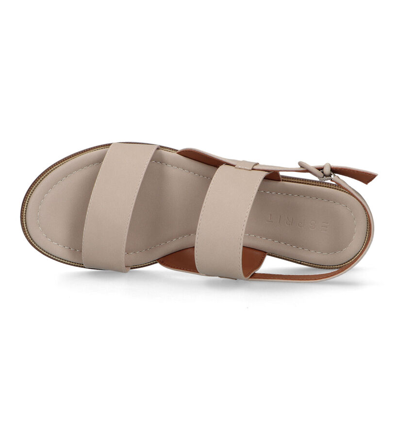 Esprit Sandales plates en Beige pour femmes (334102)