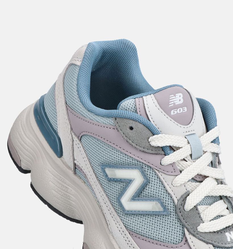 New Balance 603 Baskets basses en Bleu pour femmes (377218) - pour semelles orthop&eacute;diques