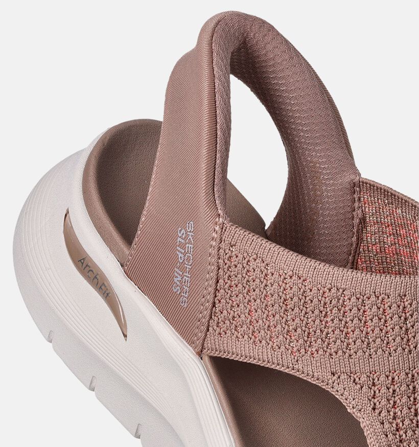 Skechers Arch Fit 2.0 Everyday Bruine Sandalen voor dames (354725)