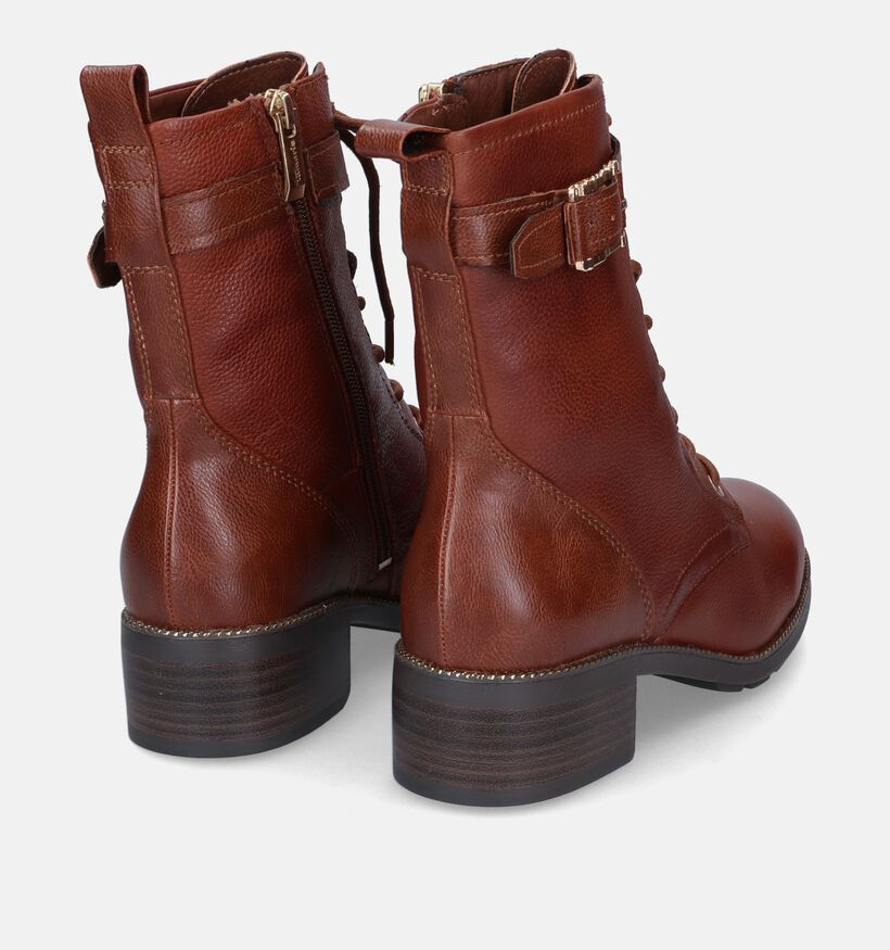 Tamaris Boots à lacets en Cognac pour femmes (315425)