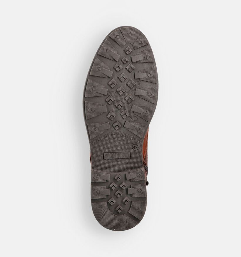 Pikolinos York Boots à lacets en Cognac pour hommes (363727) - pour semelles orthopédiques