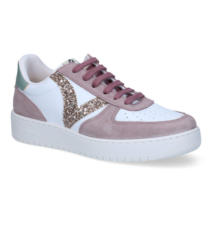 Victoria Groene Sneakers in kunstleer (314644)