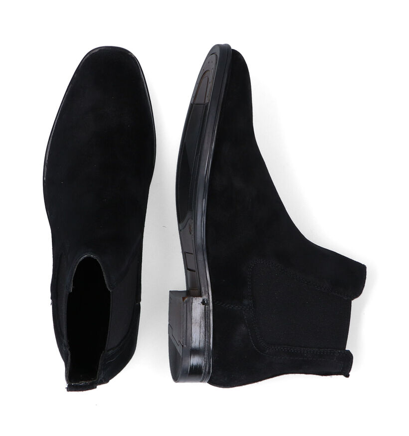 Poelman Chaussures hautes en Noir en nubuck (300352)