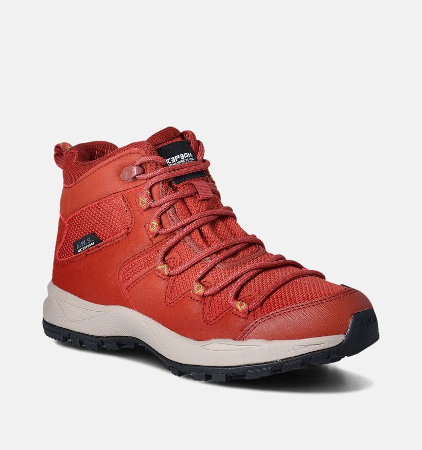 ICEPEAK Ansio MS Chaussures de trekking en Rouge pour femmes (355779)
