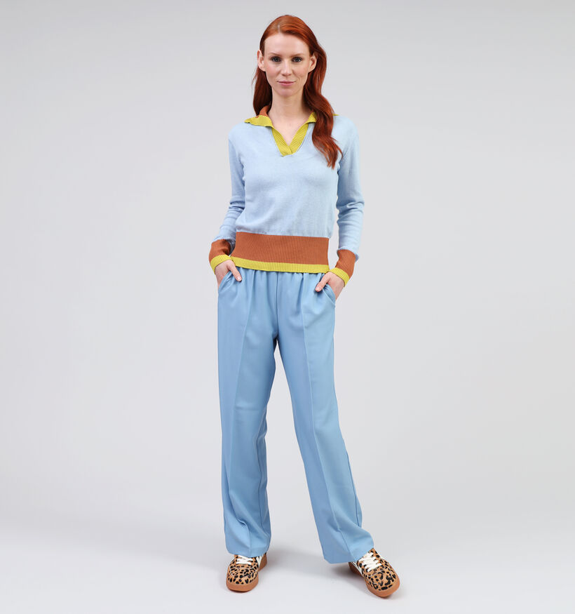 Vila Winnie Blauwe Geklede broek voor dames (353005)