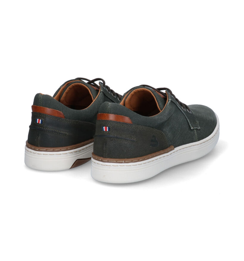 Bullboxer Chaussures à lacets en Rouge pour hommes (302204) - pour semelles orthopédiques