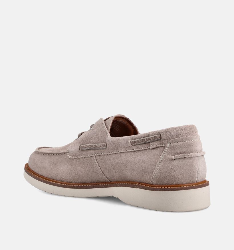 Tamaris Chaussures bateau en Taupe pour hommes (368818) - pour semelles orthop&eacute;diques