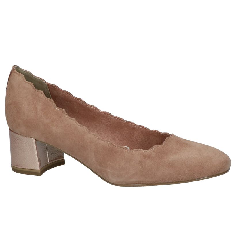 Tamaris Escarpins classique en Rose en daim (215556)