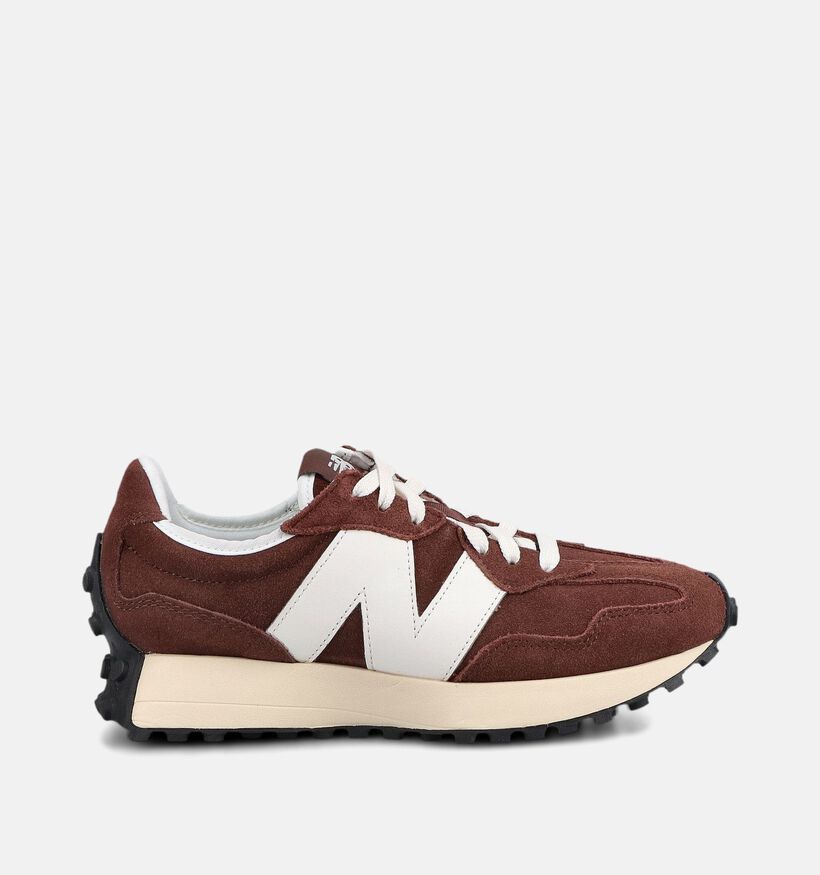 New Balance 327 Donkerbruine Sneakers voor dames (374984) - geschikt voor steunzolen