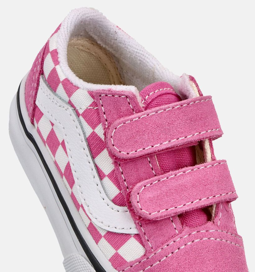 Vans Old Skool V Roze Sneakers voor meisjes (368963)