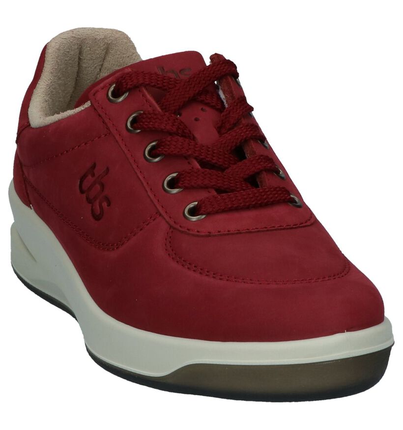 tbs Chaussures à lacets en Bordeaux en nubuck (236051)