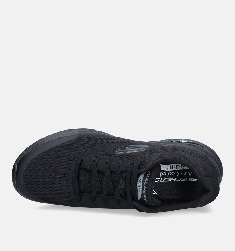 Skechers Arch Fit Baskets en Vert Olive pour hommes (340806) - pour semelles orthopédiques