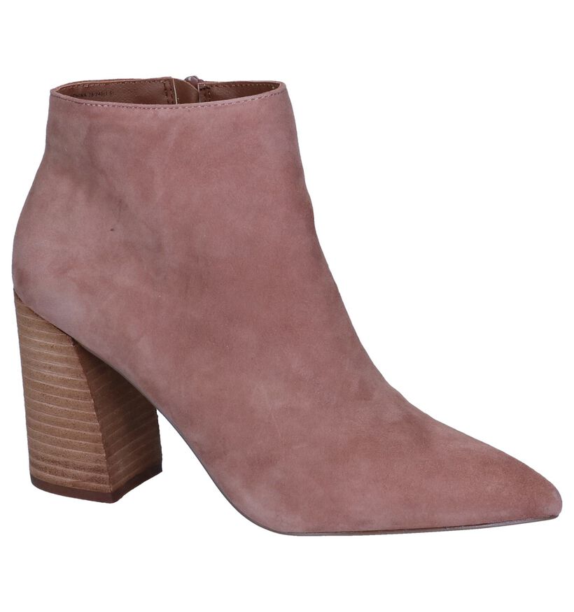 Steve Madden Bottillons en Rose foncé en daim (241572)