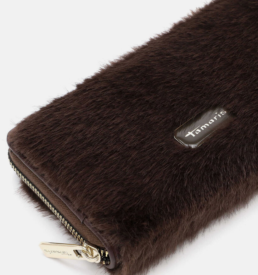 Tamaris Marijana Porte-monnaie zipp&eacute; en Marron pour femmes (378740)