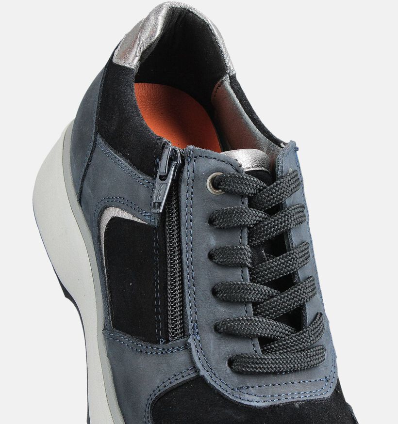 Xsensible New Jersey Blauwe Comfortschoenen voor dames (363587) - geschikt voor steunzolen