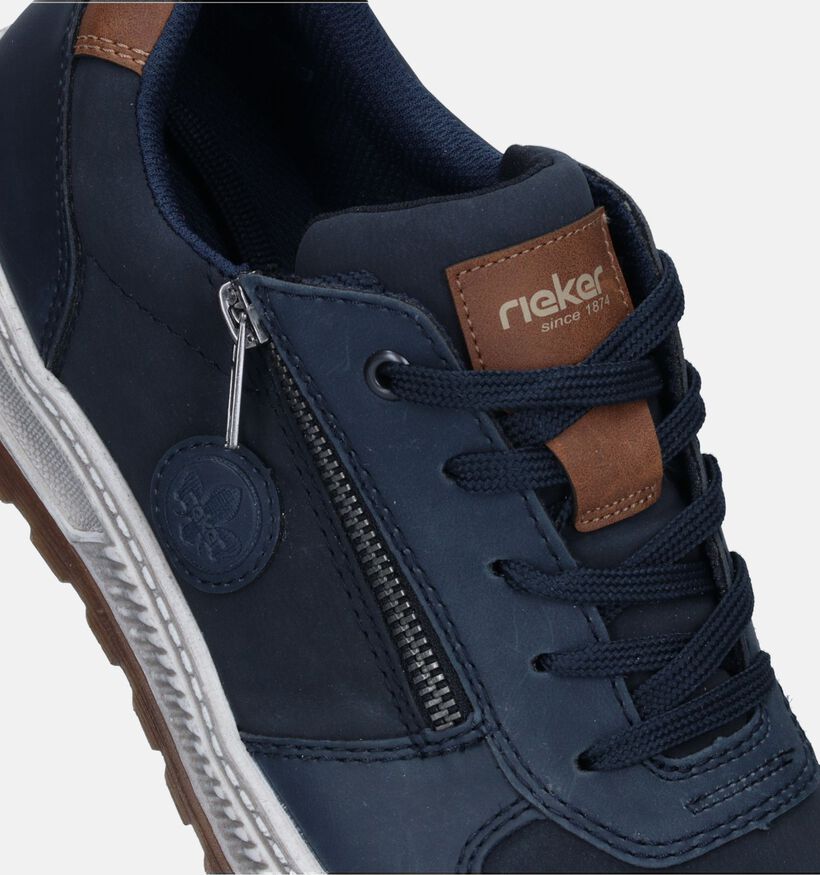 Rieker Blauwe Veterschoenen voor heren (344396)
