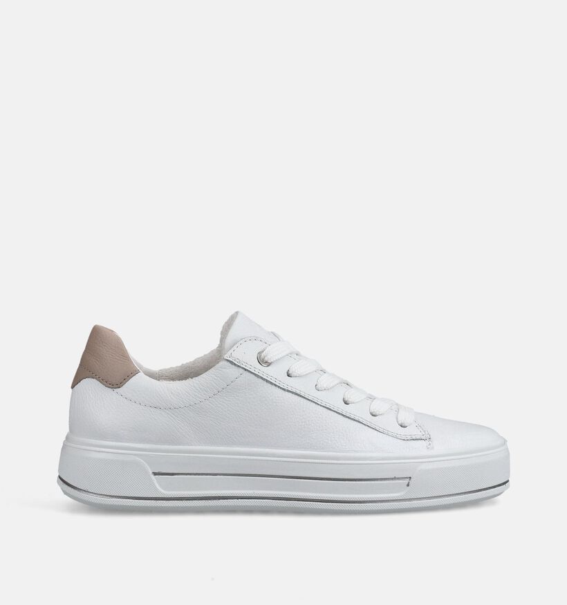 Ara High Soft Canberra 3.0 Witte Sneakers voor dames (370796) - geschikt voor steunzolen