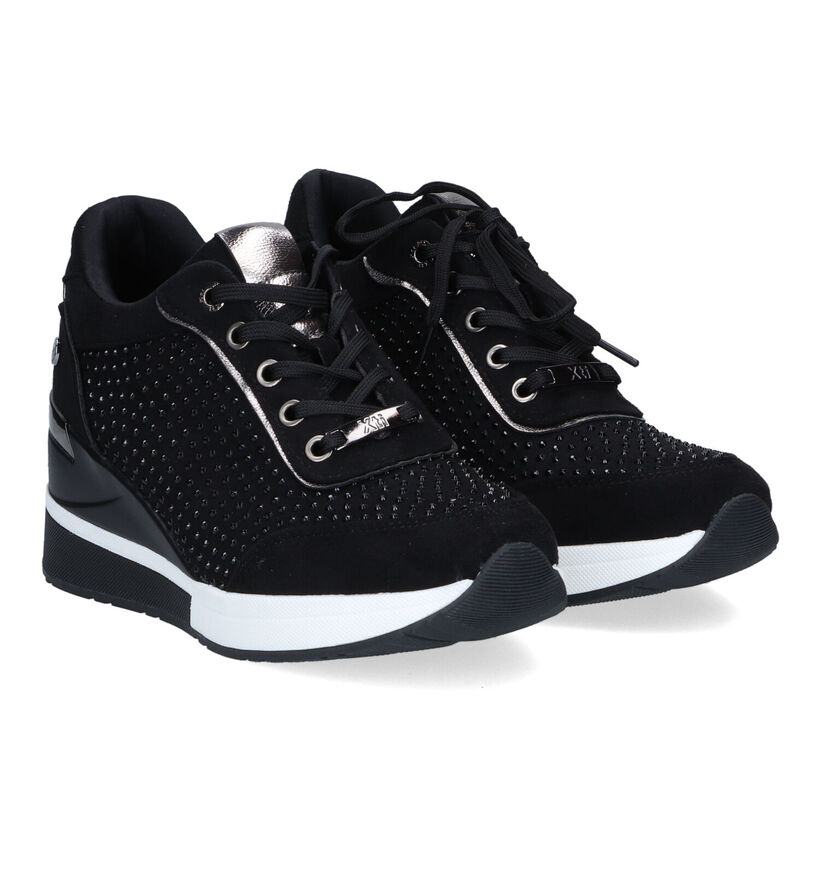 Xti Zwarte Sneakers in stof (317543)