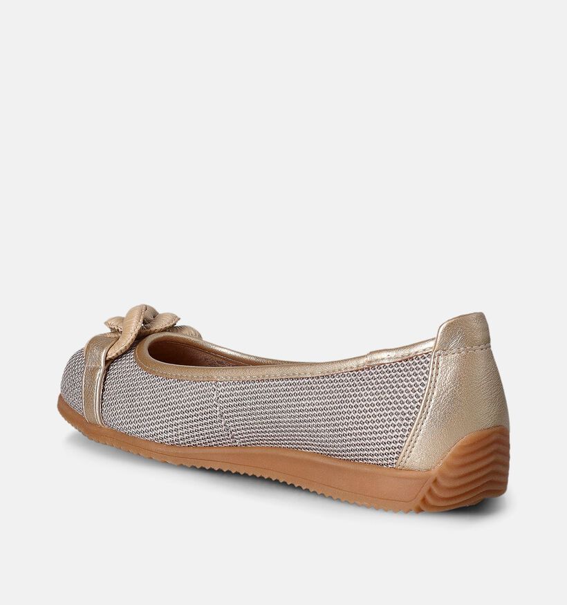 Marco Tozzi Ballerines en Or pour femmes (352519)