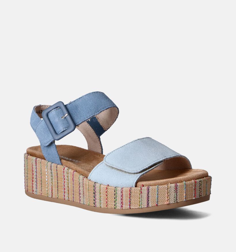 Remonte Sandales compensées en Bleu pour femmes (354853)