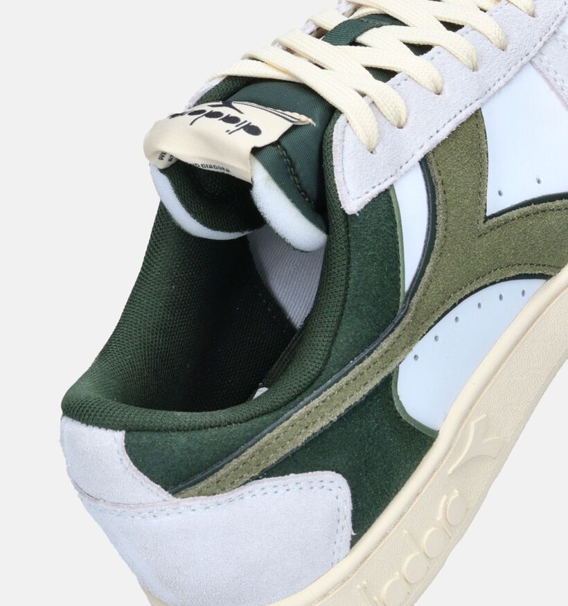 Diadora Magic Basket Low Suede Witte Sneakers voor heren (344902)