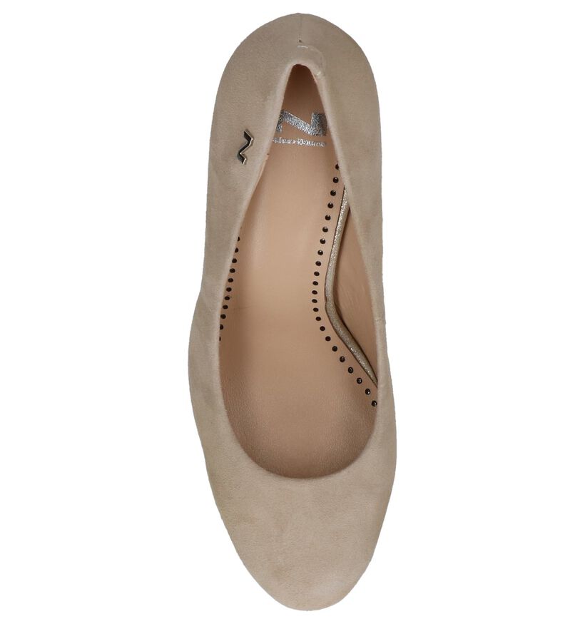 Beige Pumps met Hoge Hak Nathan-Baume in daim (219222)