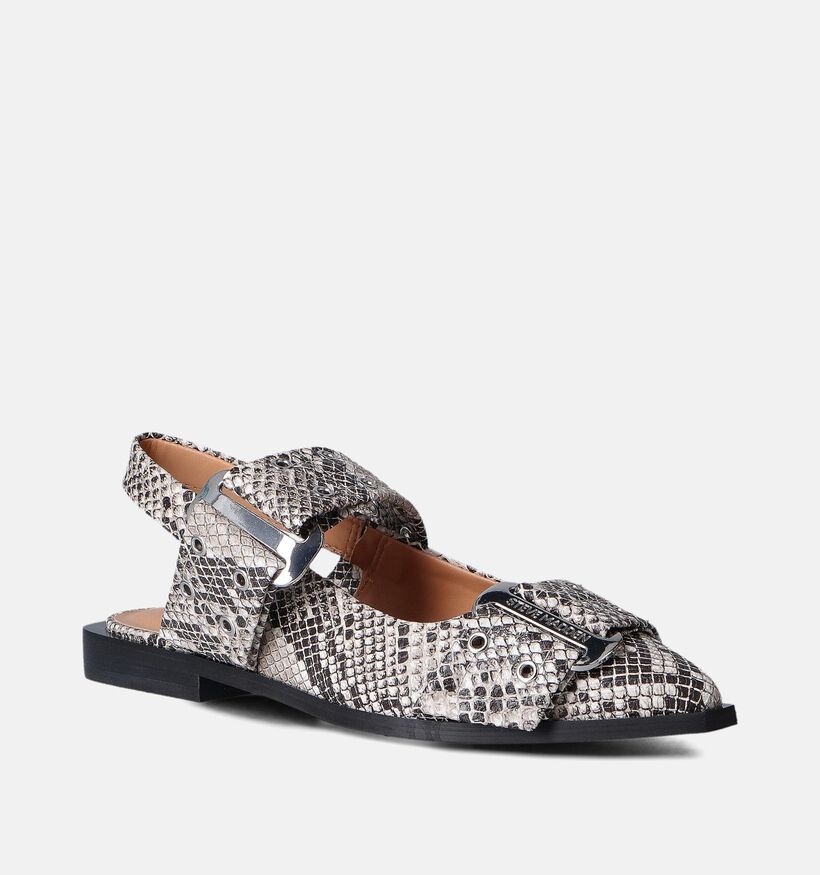 Steve Madden Grand Ave Zwarte Slingback ballerina's voor dames (357617)