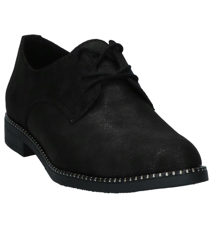 Youh! Chaussures à lacets en Noir en textile (230417)