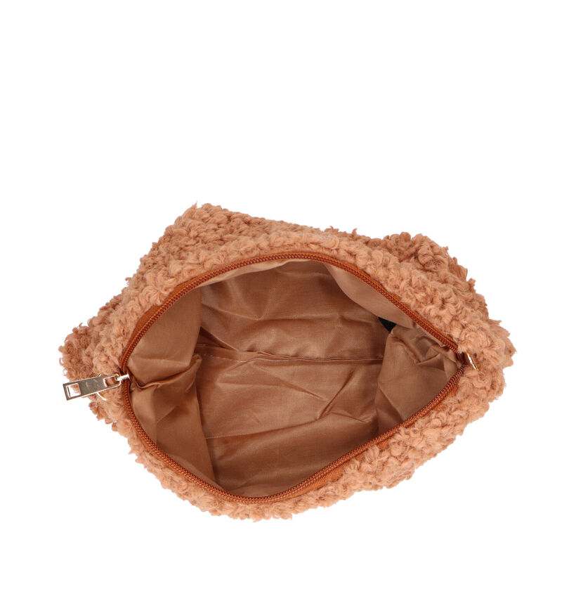 Dolce C. Teddy Zwarte Crossbody Tas in stof (311378)