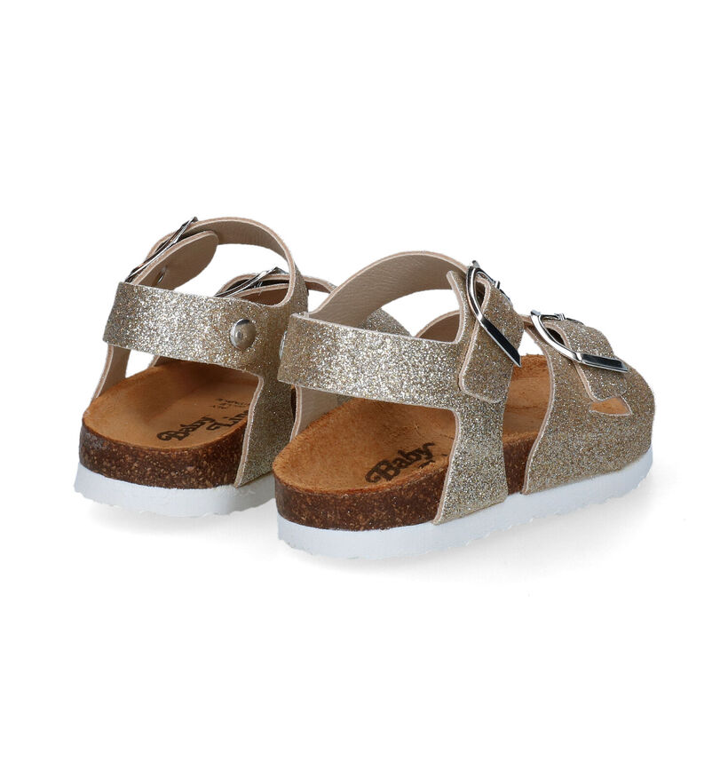 baby Line Gouden Sandalen in kunstleer (319447)