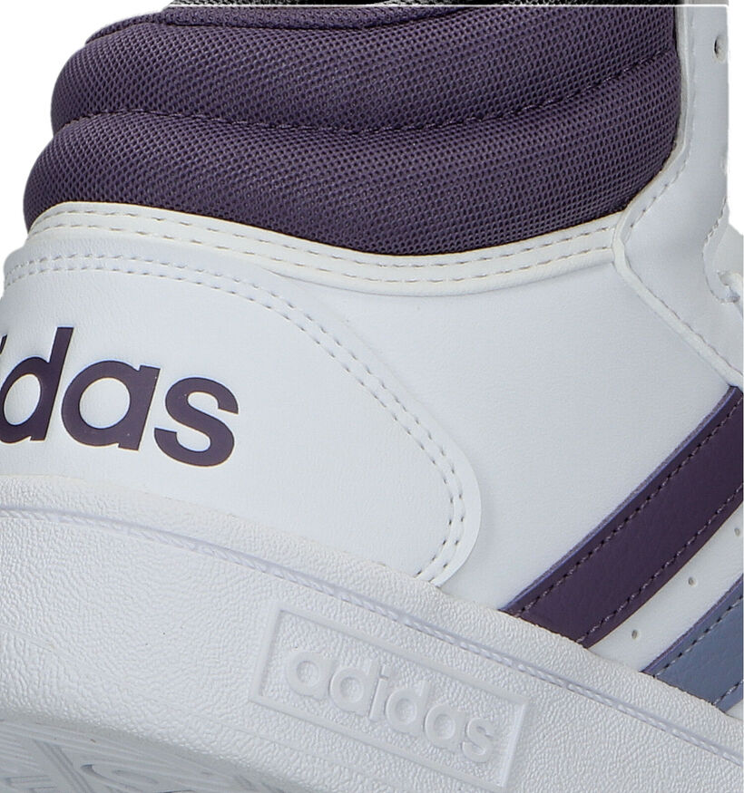 adidas Hoops 3.0 Mid Baskets en Blanc pour femmes (326254)