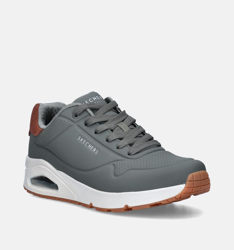 Skechers Uno Suited On Air Groene Sneakers voor heren (350324)