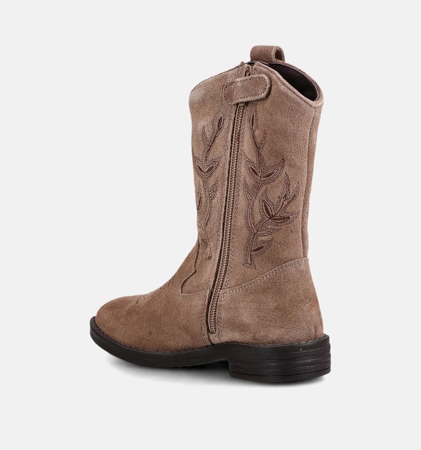 Milo & Mila Taupe Cowboylaarzen voor meisjes (378901)