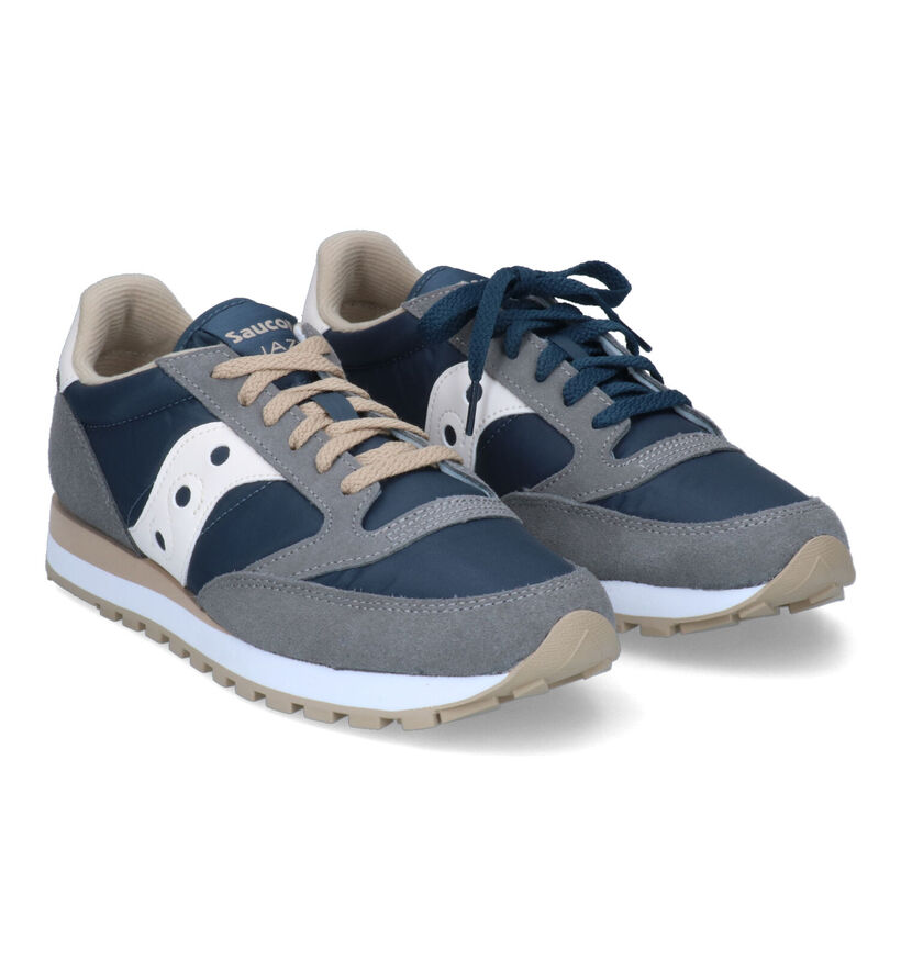 Saucony Jazz Original Baskets en Gris pour hommes (302057) - pour semelles orthopédiques