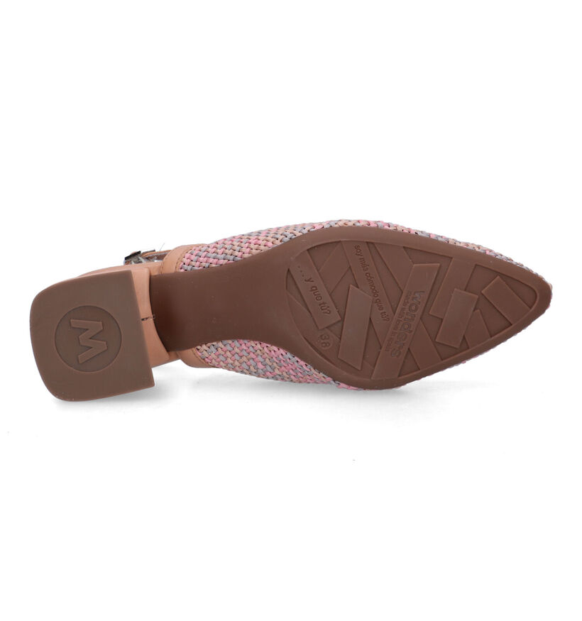 Wonders escarpins slingback en Rose pour femmes (324755)