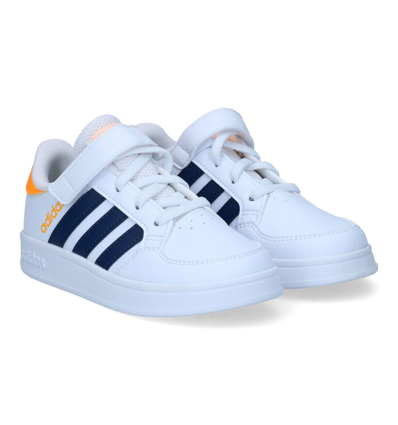 adidas Breaknet C Zwarte Sneakers voor jongens, meisjes (314990)