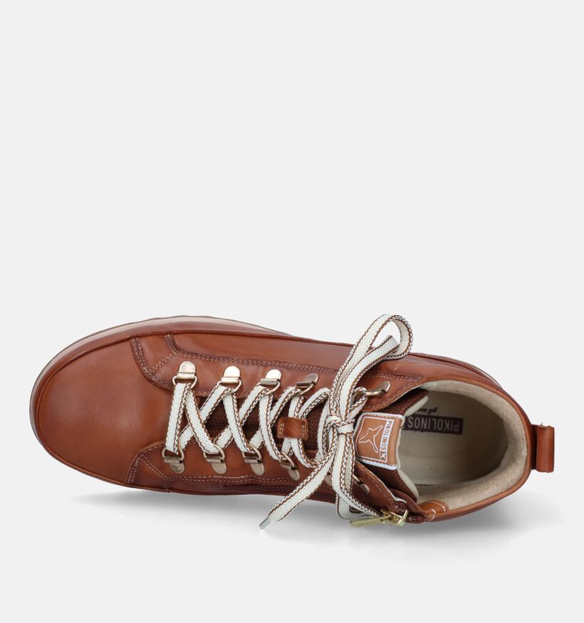 Pikolinis Vigo Cognac Veterboots voor dames (346180) - geschikt voor steunzolen