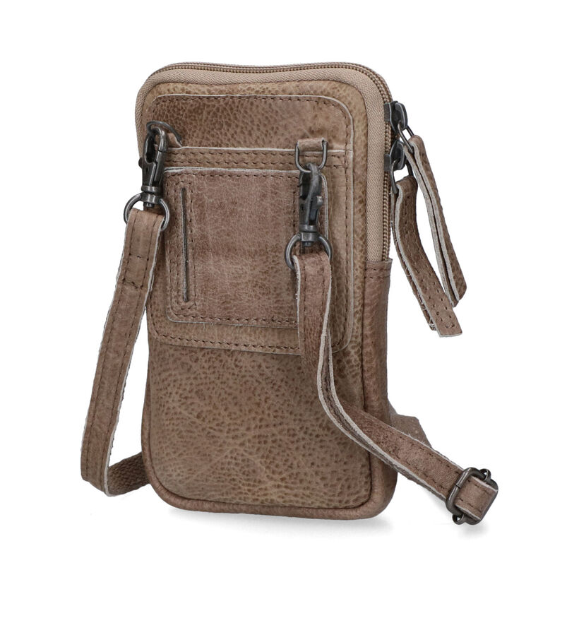Hide & Stitches Okergeel Telefoontasje voor dames (333149)