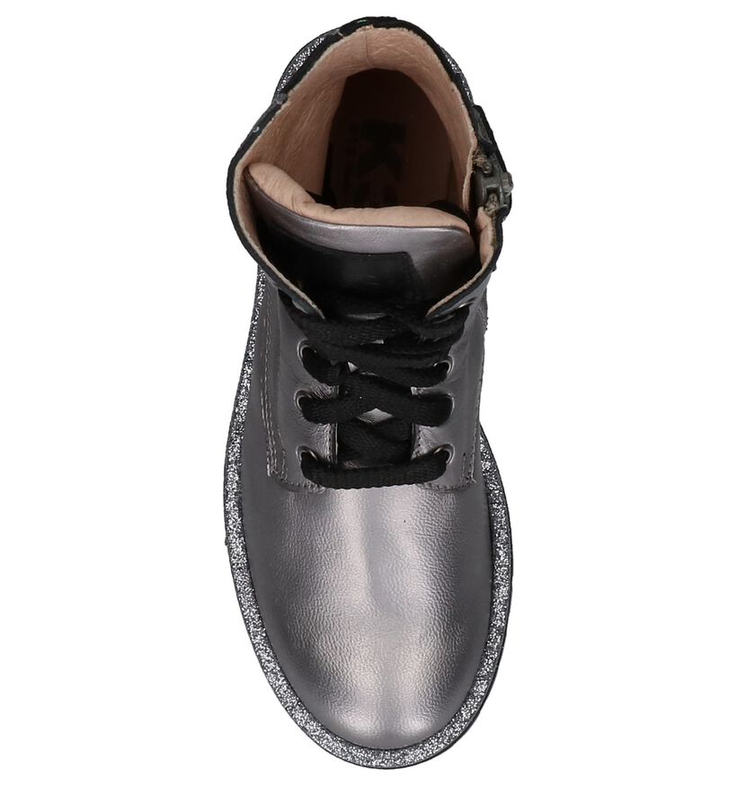 K3 Chaussures hautes en Argent en cuir (231955)