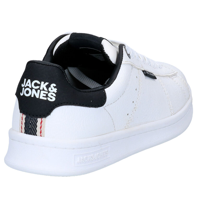 Jack & Jones JR Banna Pu Witte Sneakers in kunstleer (279190)