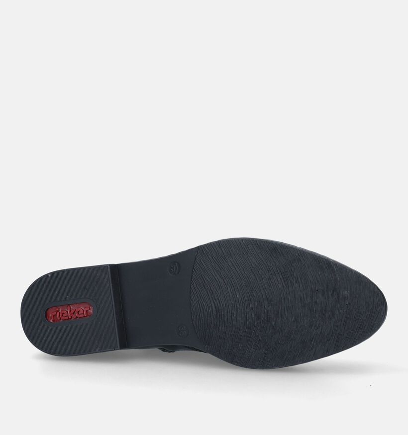 Rieker Bottines plates en Noir pour femmes (331634)